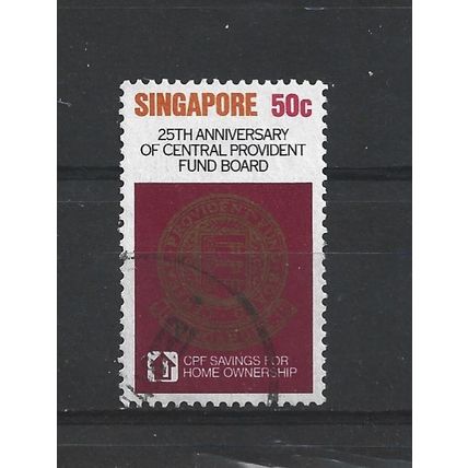 Singapore.SG383 50c "C.P.F. savings for home ownership".Fine Used.Jun25