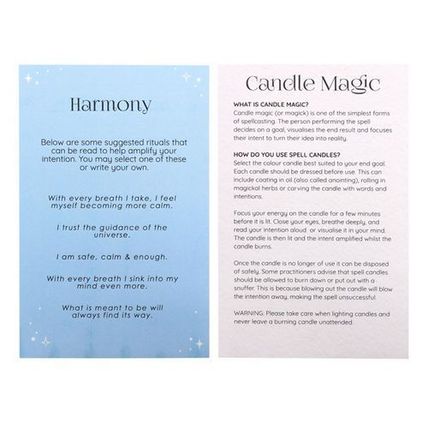 Candles - Pack of 12 Harmony Spell Candles