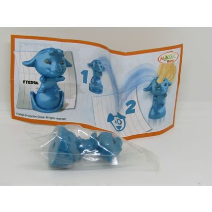 Kinder Surprise Toy 2013 FT029A Mixart Blue Stamper Figure - With Insert