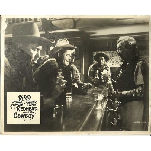 THE REDHEAD AND THE COWBOY Glenn Ford, Rhonda Fleming (1950) F-O-H Stills (6)