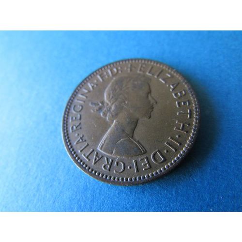 1965 QUEEN ELIZABETH II HALFPENNY - COIN - 6 FREE POST. AA