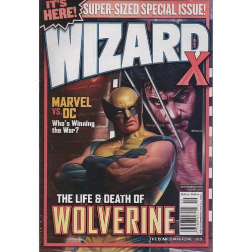 FANZINE/COMICS MAGAZINES - WIZARD ISSUE 155 (2004) - WOLVERINE