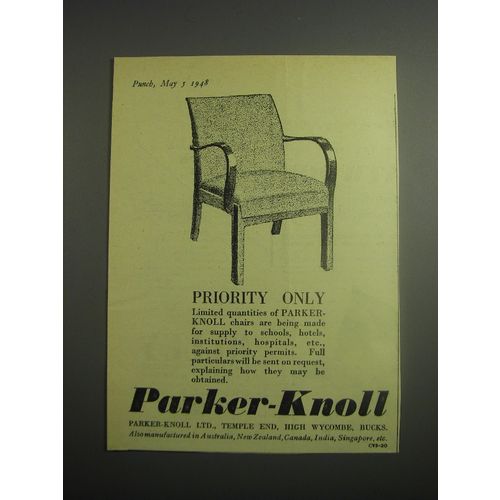 1948 Parker-Knoll Chairs Ad - Priority only
