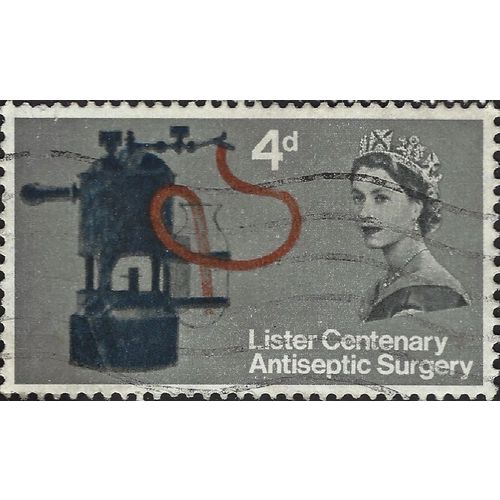 GB, Antisesptic Surgery, grey 1965, 4d, #3