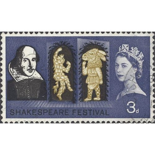 GB, Shakespeare Festival, Midsummer Night's Dream, violet 1964, 3d, #3