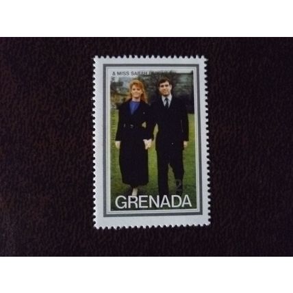 Grenada 1986 Royal Wedding Prince Andrew Sarah Ferguson 2c mint stamp SG1512