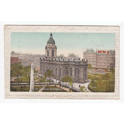 The Cathedral Birmingham 1925 Postcard