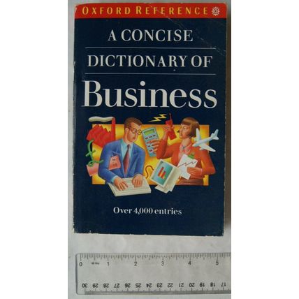 1990 A Concise Dictionary of Business, Oxford Reference, Over 4,000 entries