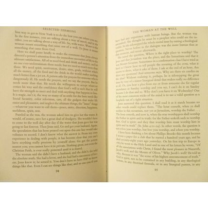 THEODORE PARKER FERRIS SELECTED SERMONS TRINITY CHURCH PRIVATE PRESS HCDJ 1976