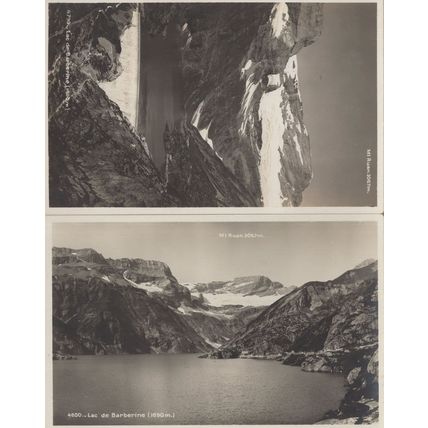 Lac De Barberine Switzerland 2x Old Postcard