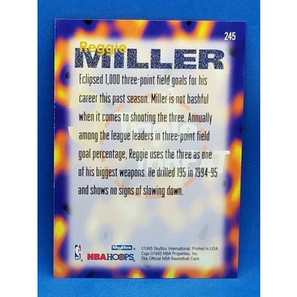 1995-96 Hoops #245 Reggie Miller TT