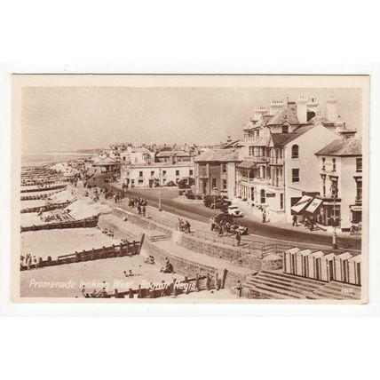 The Promenade Looking West at Bognor Regis Postcard West Sussex 1617