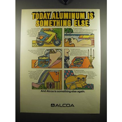 1971 Alcoa Aluminum Ad - Today Aluminum is something else