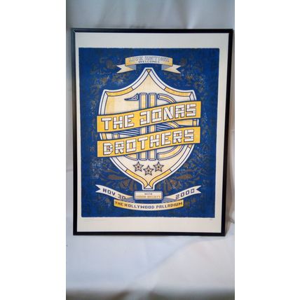 Jonas Brothers Limited Edition Palladium Hollywood Concert Poster