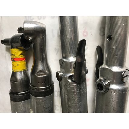 4 STANLEY CRN13FT-M977 PNEUMATIC RIGHT ANGLE NUTRUNNER 3/8",A-4031,A40LATAM-10F3
