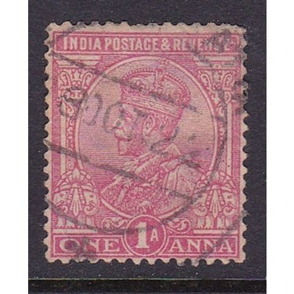 INDIA 1911-22 1A VALUE USED