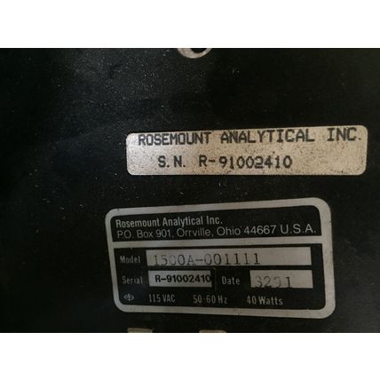 ROSEMOUNT 1500A-001111 EMERSON CONTROL ACCESSORY 115V 40W,AW