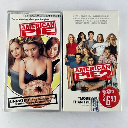 American Pie 1 & 2 VHS Video Tape Lot