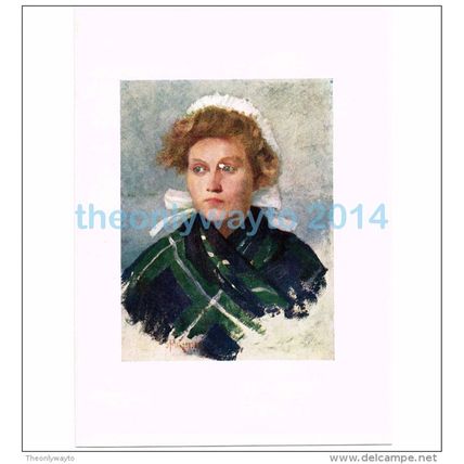 FLEMISH YOUNG WOMAN, BELGIUM, BOOK ILLUSTRATION (PRINT), 1908