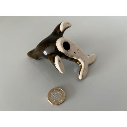VINTAGE CERAMIC SEAL - GREEN