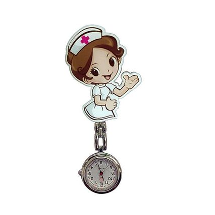 Nurses' Watch Quartz Watch Brooch Tunic Fob Pocket Watch Pendant Harajuku New UK