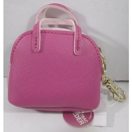Bath & Body Works PB Pocket*Bac Holder Pink zipper Shine Purse