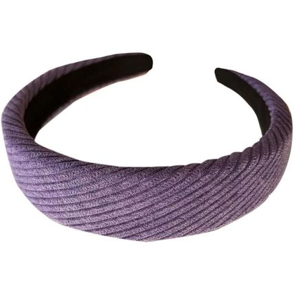 4 pieces fluffy makeup headband, thick hairband, for women, padded hair accessor