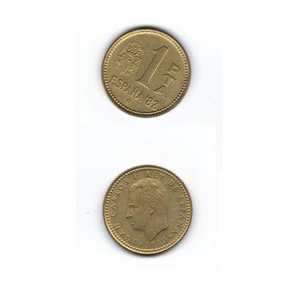 Moneta Spagna - 1 Pesetas del 1982