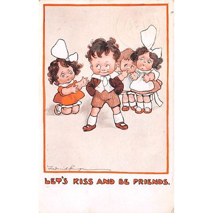 Fredk. Spurgin : Let's Kiss and be Friends : "Odd Kids" Series no 464 pu