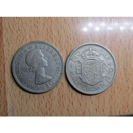 GB 1960 Elizabeth II Half Crown Coin