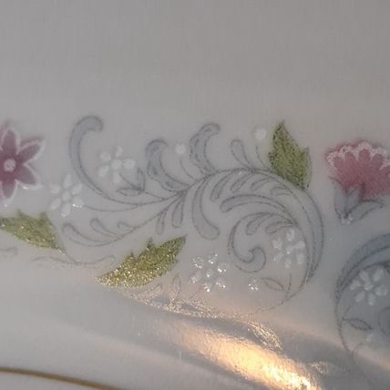 Vintage Lot 4 Crown Ming Fine China WINDSOR SALAD PLATES Jiang Shiang 7 1/2"