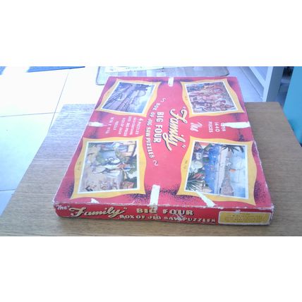 THE "FAMILY" BIG FOUR BOX OF JIG SAW PUZZLES (360+ Pieces Each)