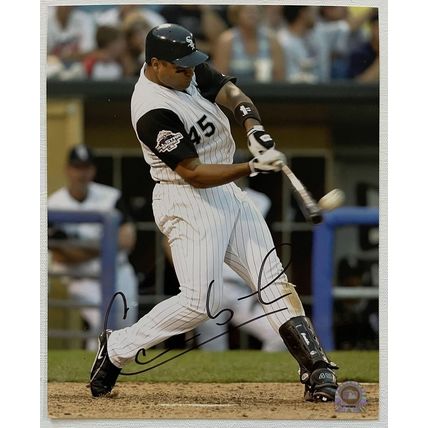Carlos Lee Signed Autographed Glossy 8x10 Photo Chicago White Sox: MLB Auth