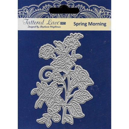 Tattered Lace. Spring Morning Die. Die Cutting Cardmaking Scrapbooking Crafts