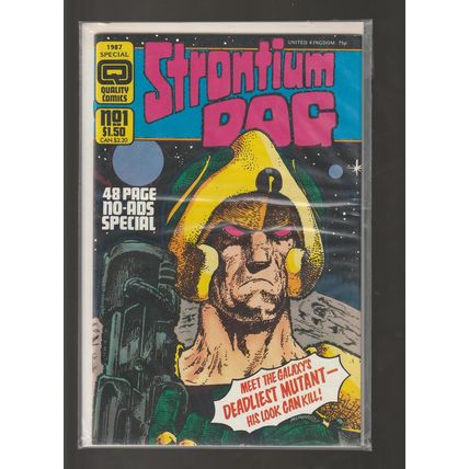 Strontium Dog, #1, 1987, Quality Comics Comic Book, High Grade
