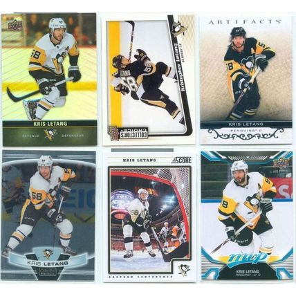 Kris Letang 17x card lot incl Gold Script