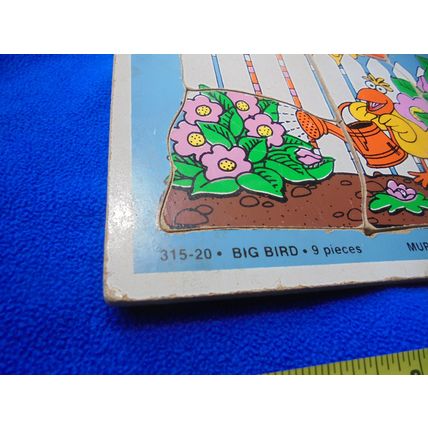 Cute 1979 Sesame Street BIG BIRD Wood Frame Tray Puzzle!! $7.00 obo!! This cute