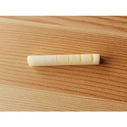 Premium Cream Unbleached Bone Nut for Acoustic Classical guitar 45mm x 9mm high