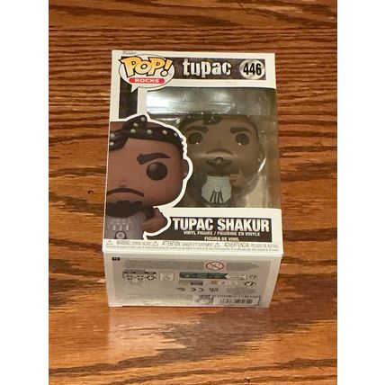 Funko Pop! Rocks - Tupac Shakur #446 Vinyl Figure (Box & Protector)