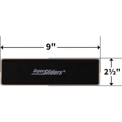 Super Sliders 2-1/2" X 9" Reusable Furniture Sliders to Move Heavy Items Quickly