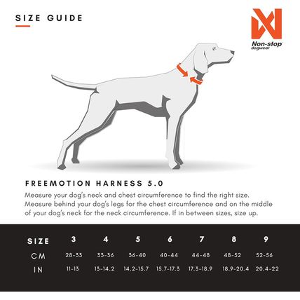 Non-Stop Dogwear Freemotion Harness 5.0 Dog Pulling Harness for Sports like Runn