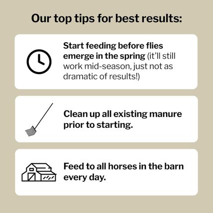 Formula 707 Multifly Feed-Thru Fly Control Pellets for Horses - Palatable & Safe