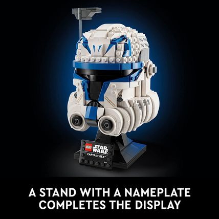 LEGO Star Wars Captain Rex Helmet Building Set, the Clone Wars Collectible Model