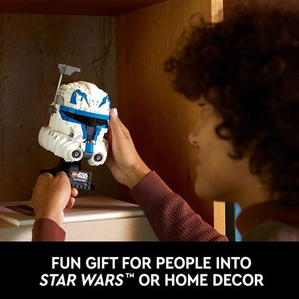 LEGO Star Wars Captain Rex Helmet Building Set, the Clone Wars Collectible Model