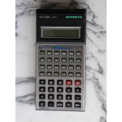 (faint display) Casio fx-100D SUPER-FX Vintage Scientific Calculator retro maths