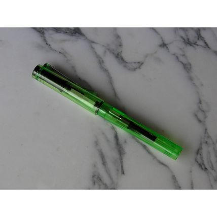 Jinhao 280 Transparent Green Fountain Pen 0.38mm Nib drawing art gift not parker