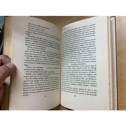 1950 1ST UK EDITION "A LIFE OF CHEKHOV" IRENE NEMIROVSKY BIOGRAPHY HB BOOK (P3)