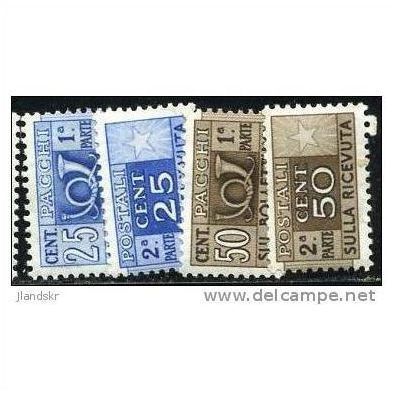 1955/1973 4 different values - #2 MH (*) - watermark stars
