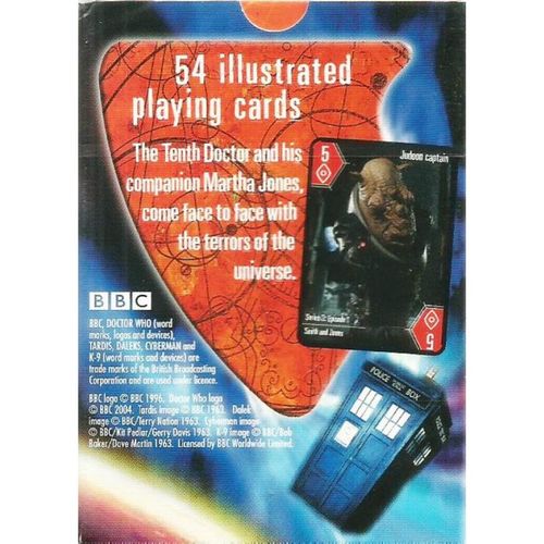 Dr Doctor Who Series 3 Playing Cards - Brand New & Sealed 10th Doctor