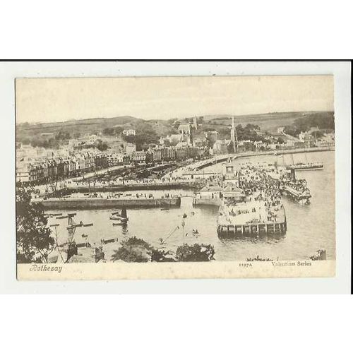 ISLE OF BUTE Rothesay Pier Postcard by Valentine (1127A)